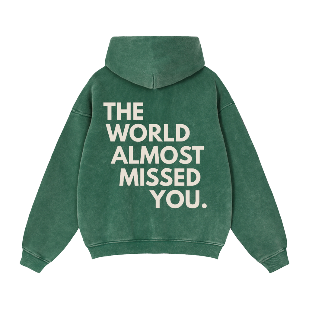 TYFS Zip-up Boxy Fleece Hoodie