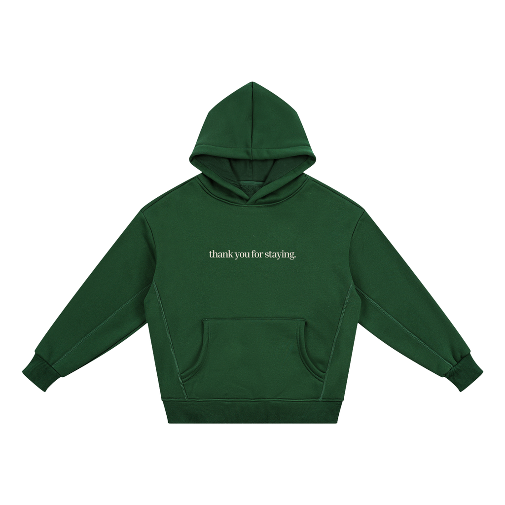 Kids “Thank You For Staying” Hoodie – Soft Heavyweight Mental Health Hoodie for Boys & Girls