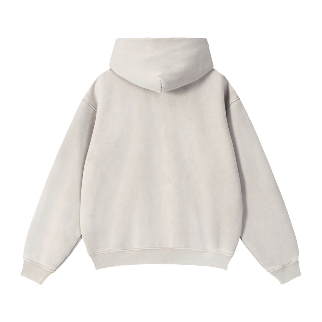 Safe Enough to Stay Marshmallow Heavyweight Zip Hoodie | Comfort Clothing