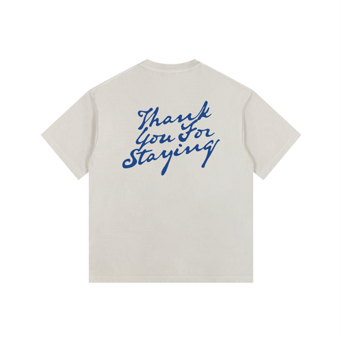Thank You For Staying Tee Apricot