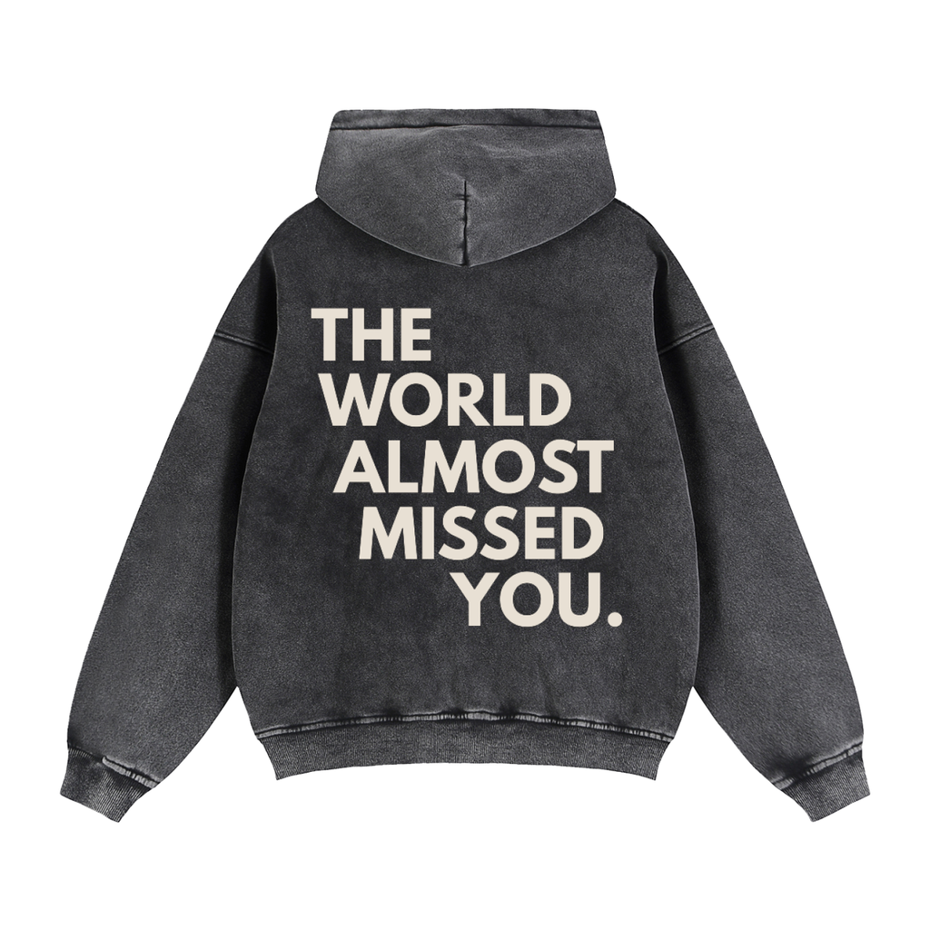 TYFS Zip-up Boxy Fleece Hoodie