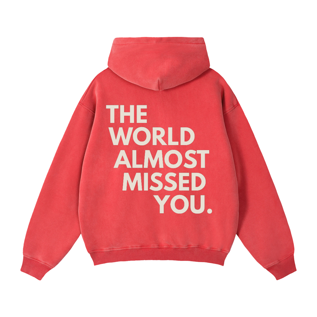 TYFS Zip-up Boxy Fleece Hoodie