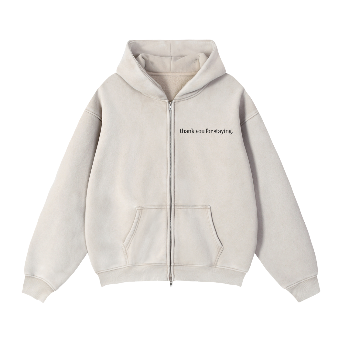 Safe Enough to Stay Zip Hoodie
