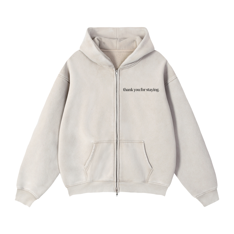 Safe Enough to Stay Zip Hoodie