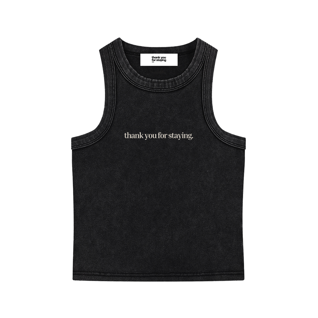 Thank You For Staying™ Women’s Tank Top | Inspirational Mental Health Apparel