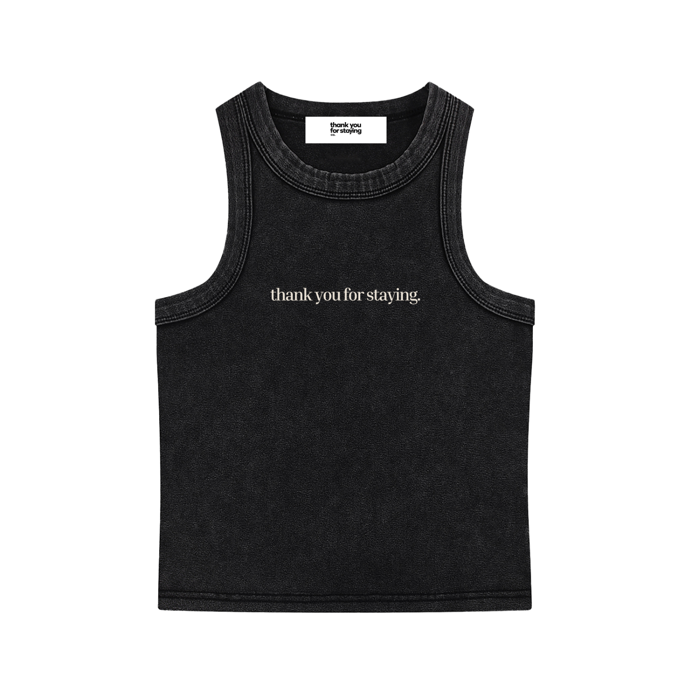 Thank You For Staying™ Women’s Tank Top | Inspirational Mental Health Apparel