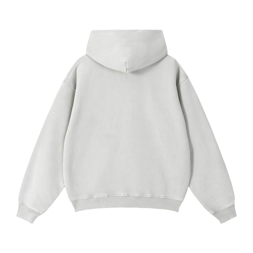 Safe Enough to Stay Marshmallow Heavyweight Zip Hoodie | Comfort Clothing