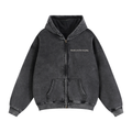 The World Almost Missed You Hoodie – Oversized Mental Health Zip-Up