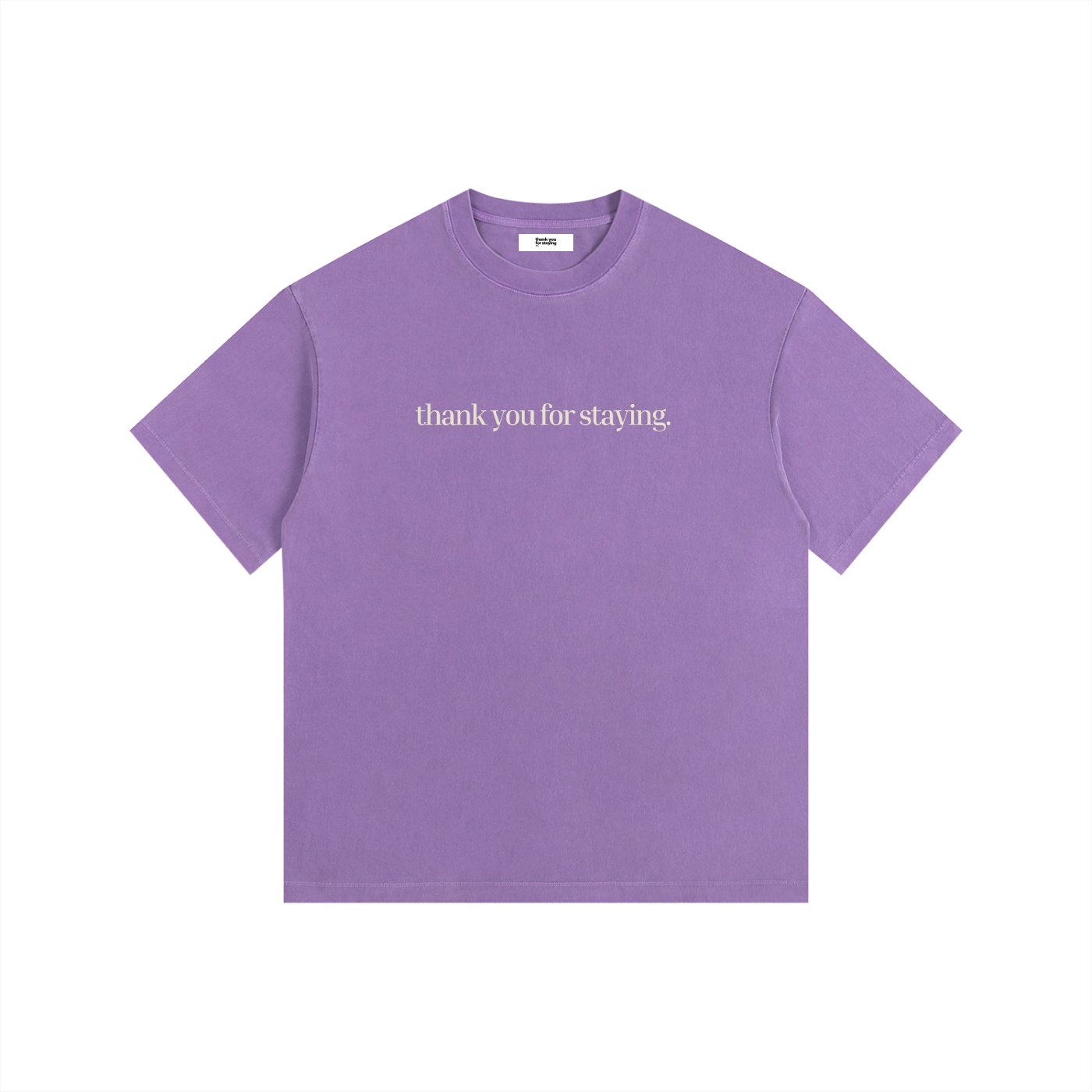 Thank You For Staying vintage Heavyweight Tee